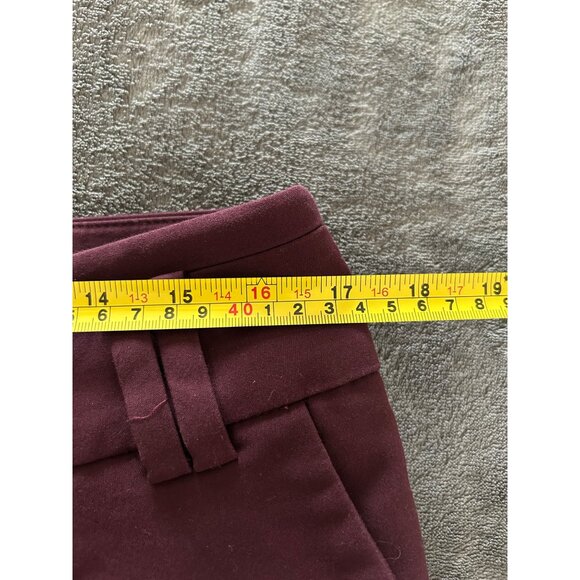 7th Avenue Design Studio New York Co Burgundy Stretch Pull on Pants size 12 - Picture 8 of 9
